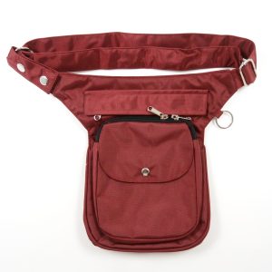 NijensHANNOVER HS 75512 - Bauchtasche - Gassitasche - wasserdicht -rot
