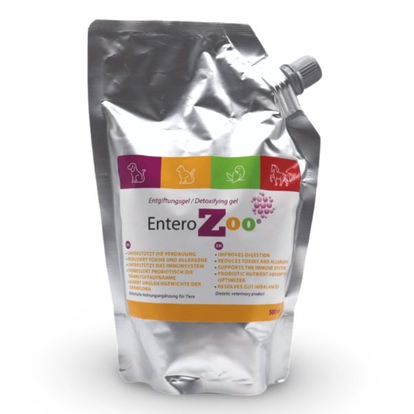 Enterozoo-Hund-Katze-Pferd-Meerschweinchen-Tier-Entgiftung-Gift-Reinigung-Durchfall-Durchfallerkrankung-Allergie-Unterstuetzung-Nahrungsergaenzung-1000ml pack