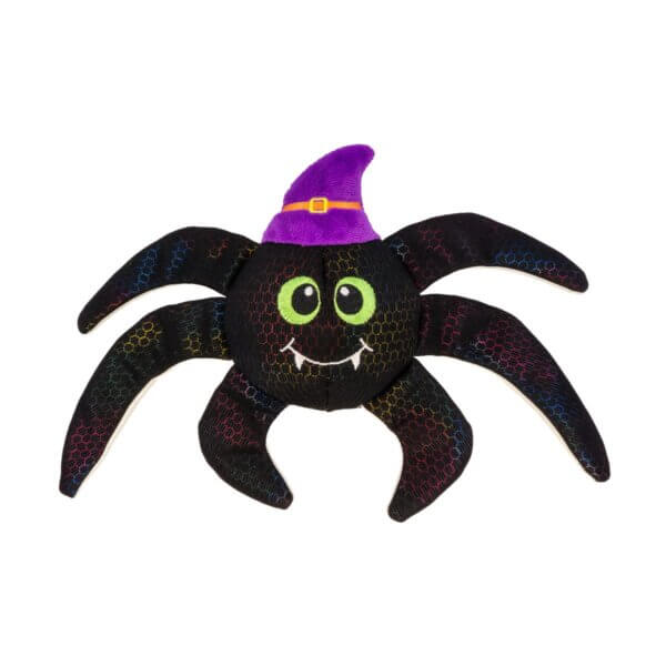 Hundespielzeug-Hund-Spielzeug-Halloween-Spinne-Hut-schwarz