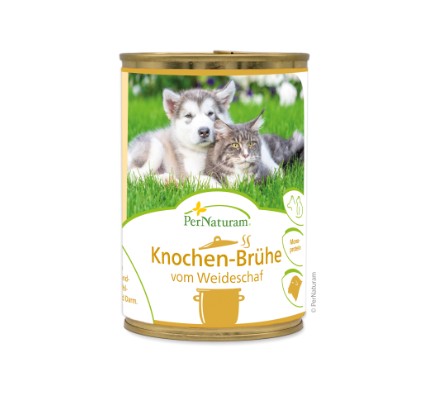 Knochenbruehe-Nahrungsergaenzung-Hund-Katze-Krankes-Tier-Lamm