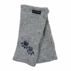 Nijens-Pulswaermer-Amedisli-Handschuhe-Schurwolle-Pfotendesign-Fleece-Innenfutter-kuschlig-weich-Spaziergang-Winter-Hund-hellgrau-21