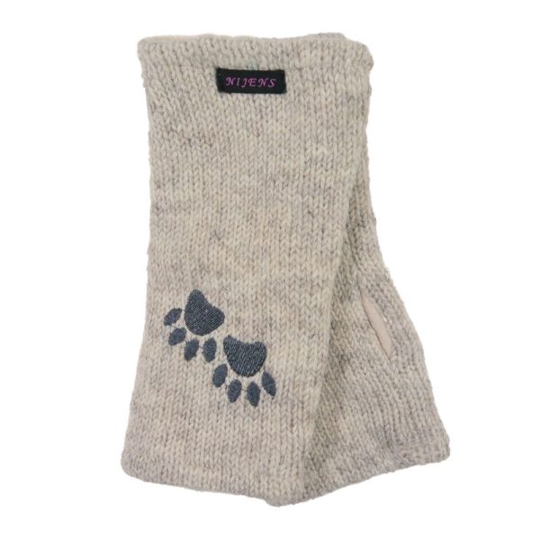 Nijens-Pulswaermer-Amedisli-Handschuhe-Schurwolle-Pfotendesign-Fleece-Innenfutter-kuschlig-weich-Spaziergang-Winter-Hund-offwhite-40