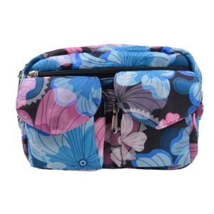 Nijens-dog walk bag-Umhaengetasche-Gassitasche-Leckerlitasche-Spaziergang-Hund-Berlin-rosa-hellblau-Blumen-502