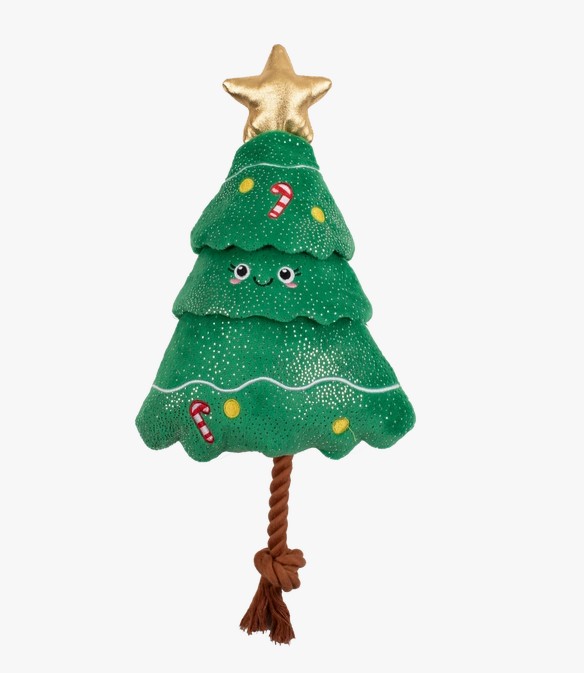 Hundespielzeug Tannenbaum – Weihnachten - Spielspaß für mittelgroße Hunde