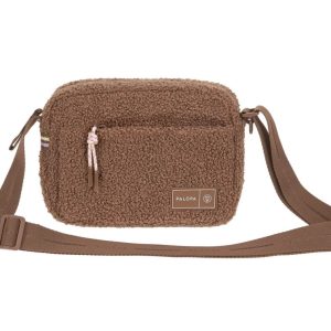 Palopa-Gassitasche-Leckerlibeute-Leckerlitasche-umweltfreundlich-stylish-Hund-unterwegs-Hundespaziergang-Noka-Palopa-teddy fleece-braun