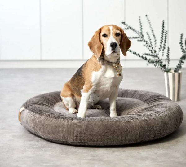 Palopa-Hundebett-Bett-Hundedonut-Donut-Bettfuerengel-nachhaltig-waschbar-abziehbar-vegan-biobaumwolle-recycelt-fibi-taupe-1