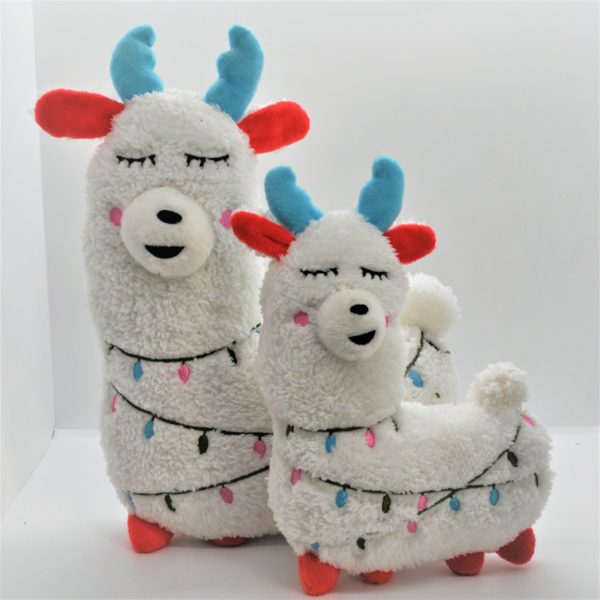 Pfoetil-Shop-Geschenk-Hundespielzeug-Dog-Toy-XMas-Weihnachten-Lama-Dramalama-weiss-festlich-scaled