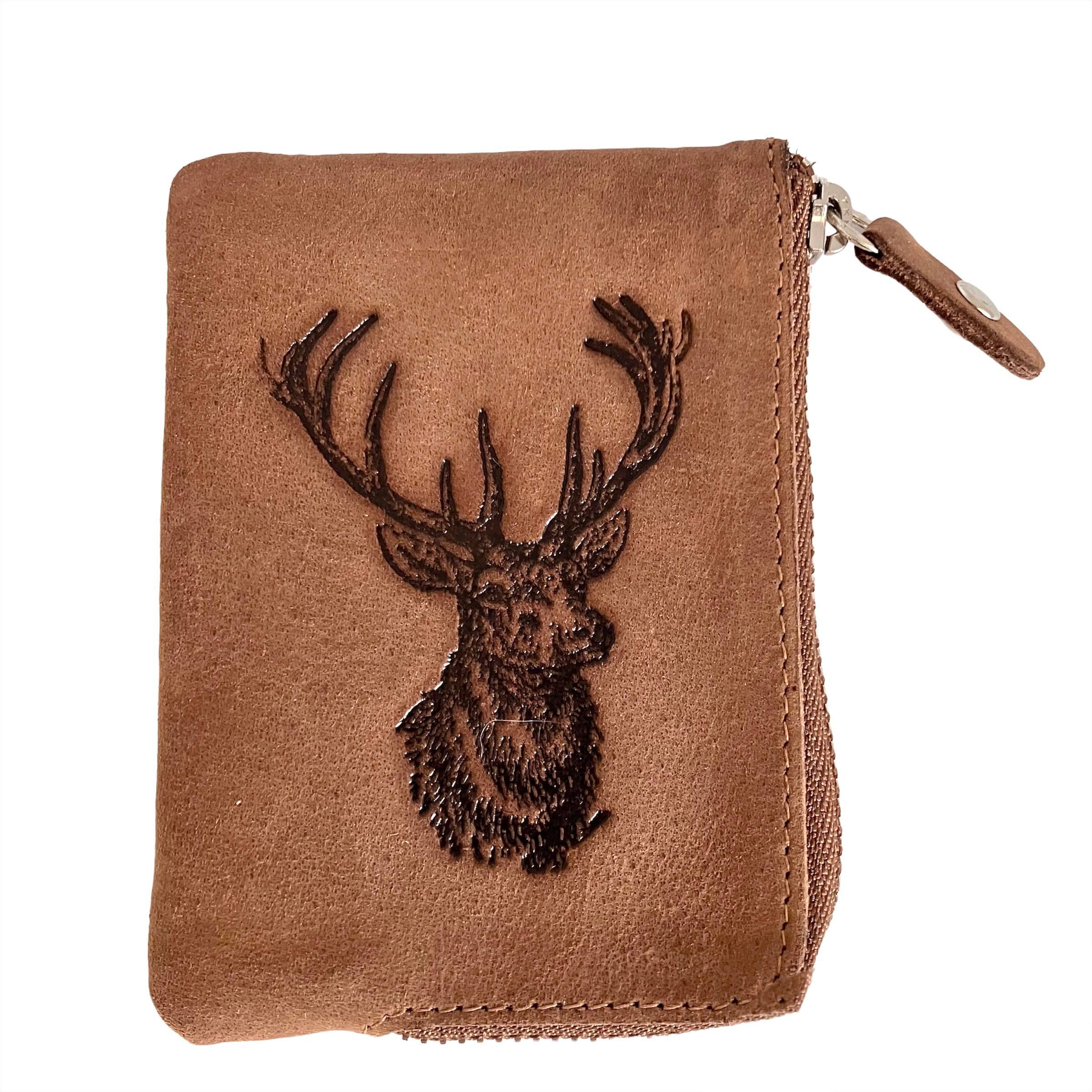 Pfoetli-Shop-Gelbeutel-Geldboerse-Portemonnaie-Wildtier-Hirsch-Jagd-Hirsch