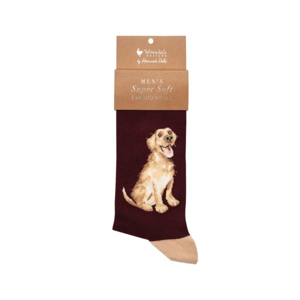 Socken-Wrendale-Designs-Bambussocken-Bambus-Socken-Damen-Einheitsgroesse-Geschenk-Gift-Hund-rot