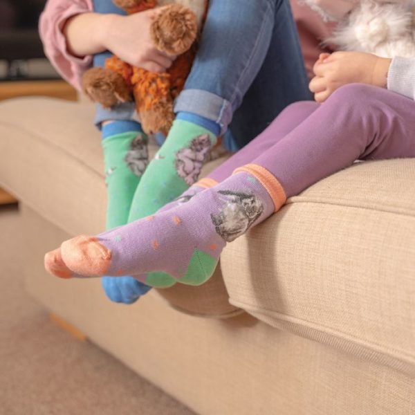 Socken-Wrendale-Designs-Bambussocken-Bambus-Socken-Kinder-Kaninchen-Hase