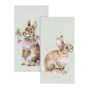 Wrendale Design-Hannah Dale-liebevoll illustriert-Geschenk-Wichtelgeschenk-Adventskalender-Erkaeltung-Schnupfen-Nastuch-Taschentuch-Hase-Head Clover Heels