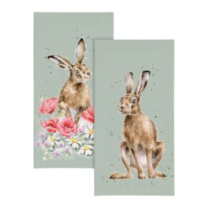 Wrendale Design-Hannah Dale-liebevoll illustriert-Geschenk-Wichtelgeschenk-Adventskalender-Erkaeltung-Schnupfen-Nastuch-Taschentuch-Hase-golden hour