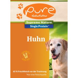 pure-supreme-nature-dog-single-protein-getreidefrei-huhn-chicken-natuerlich-fuer alle hunde